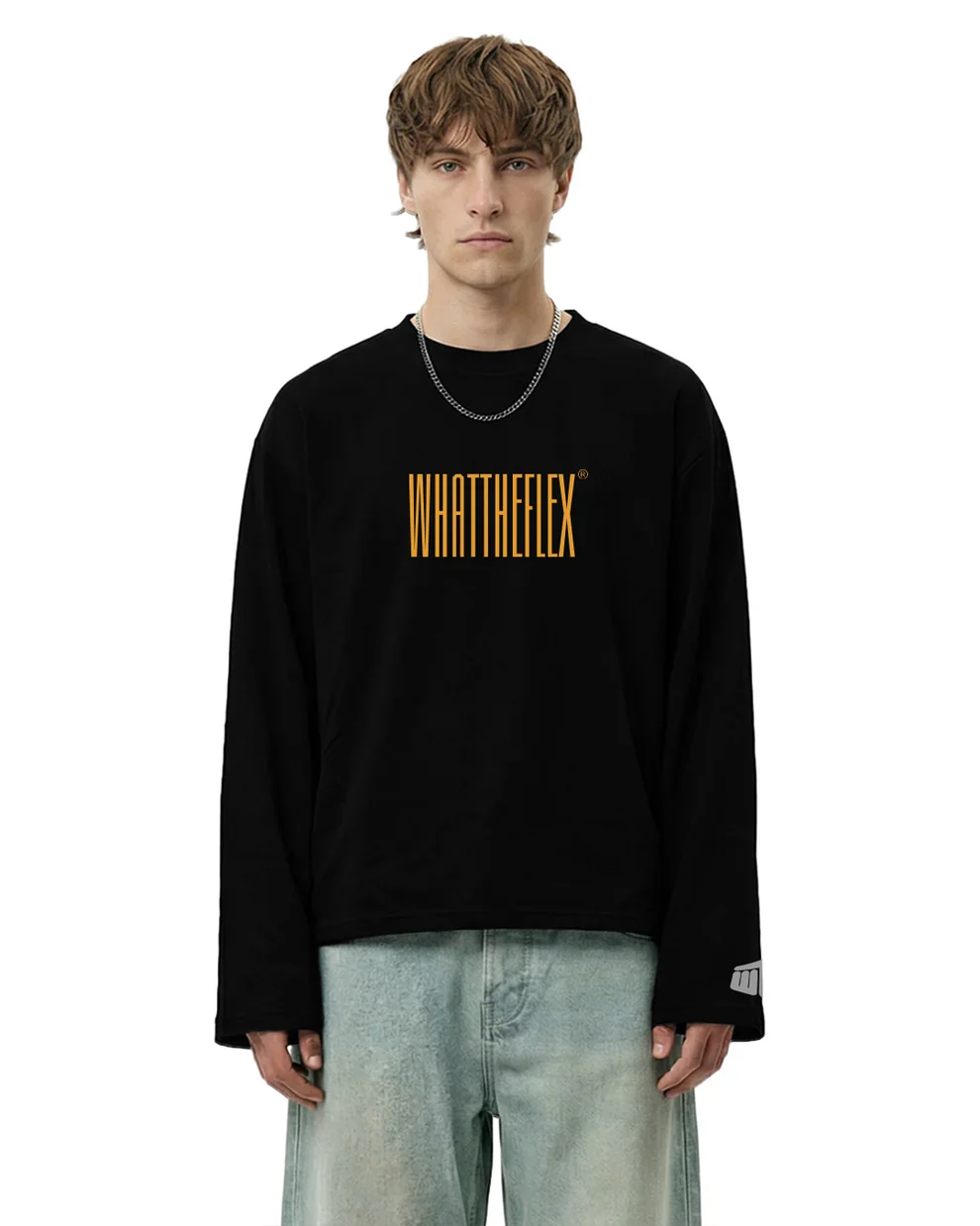 Alpha Full Sleeves Boxy Fit T-shirt - Image 2