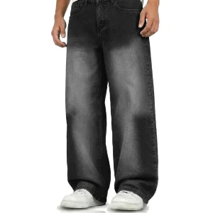 Graphite Black Baggy Jeans