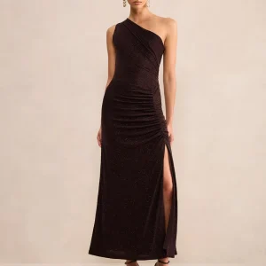 Harley One Shoulder Glitter Maxi