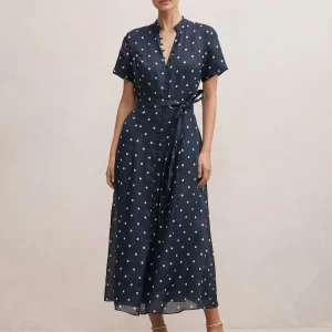 Therese Short Sleeve Midi Dress