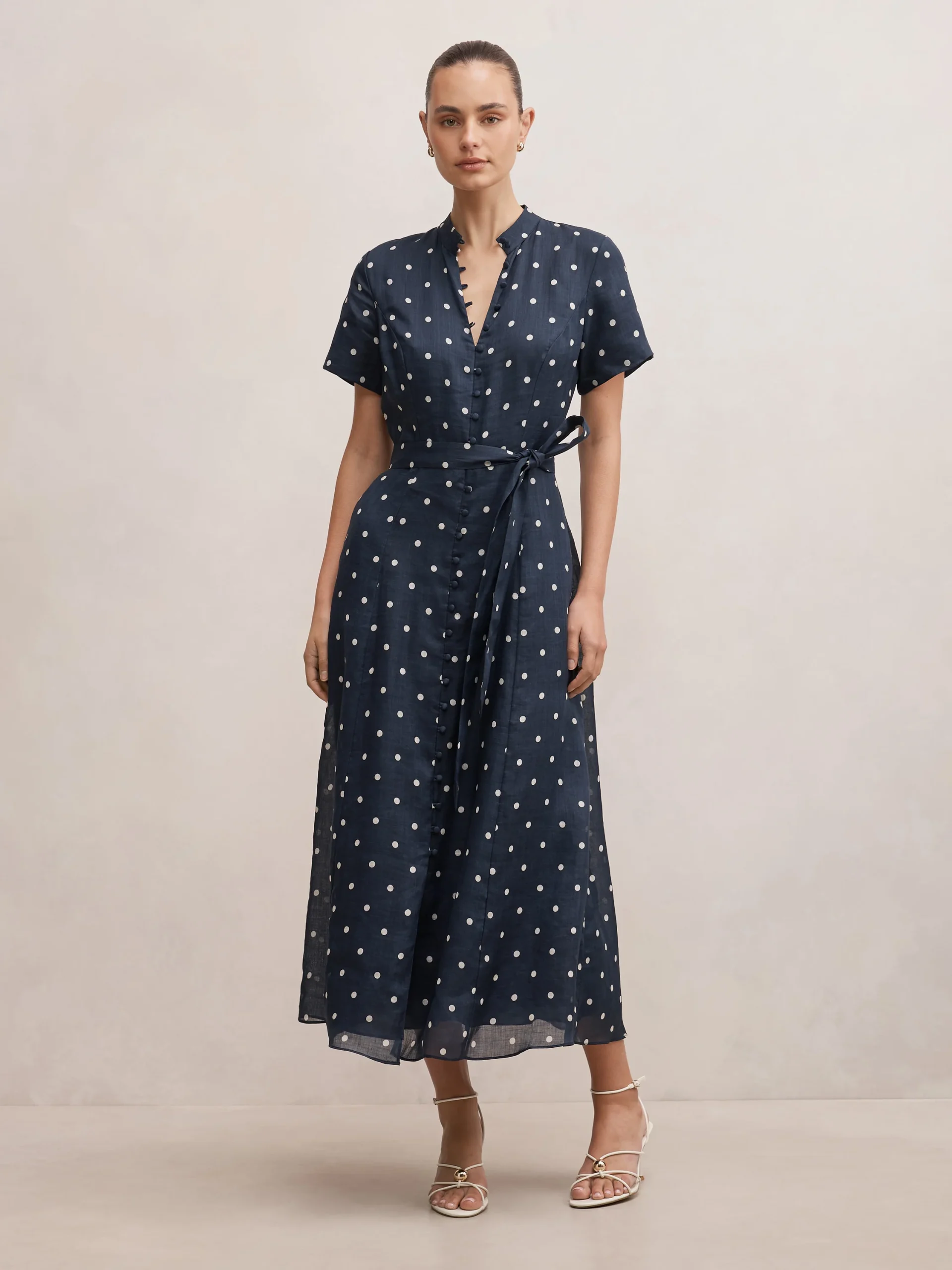 Therese Short Sleeve Midi Dress