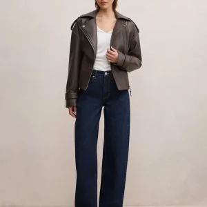Belted Biker Jacket